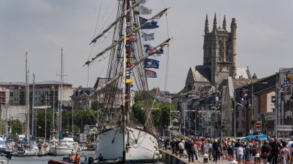 The three-masted schooner Marité returns to Fécamp from May 31 to June 6, 2021 