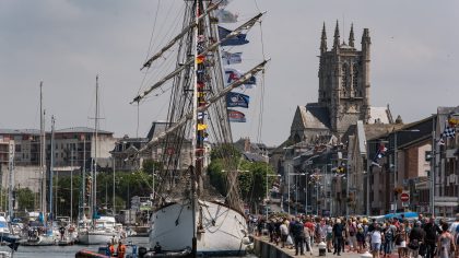 Le trois mâts goélette Marité de retour à Fécamp du 31 mai au 6 juin 2021