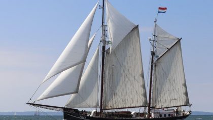The IRIS ketch will come to Fécamp Grand'Escale for 5 days in 2022 