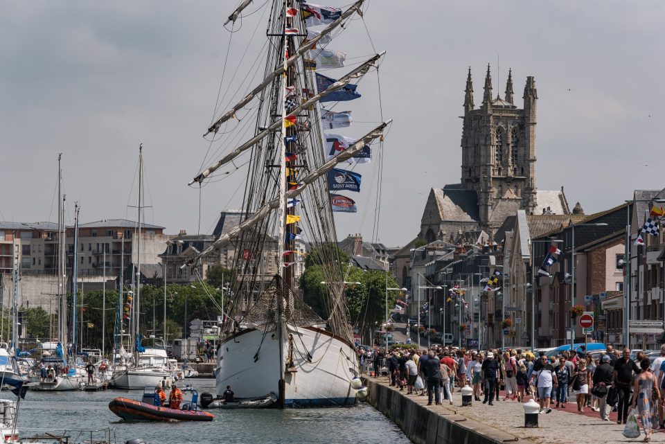 The three-masted Marité will be present for Fécamp Grand'Escale 2022 