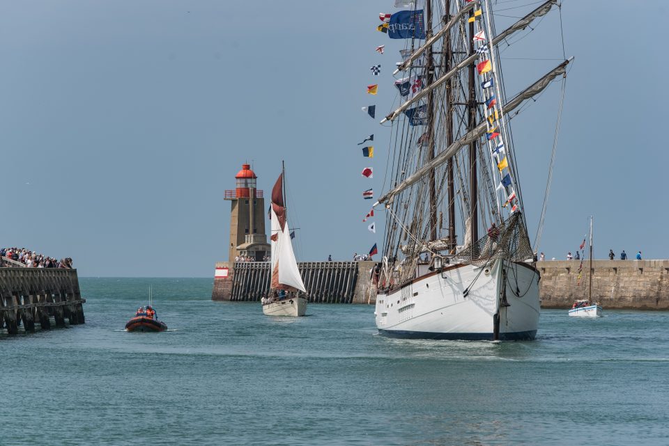 Le trois mâts goélette Marité de retour à Fécamp du 31 mai au 6 juin 2021