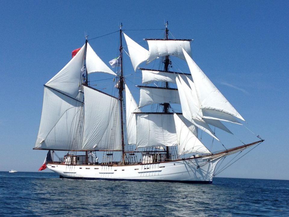 Le trois mâts goélette Marité de retour à Fécamp du 31 mai au 6 juin 2021
